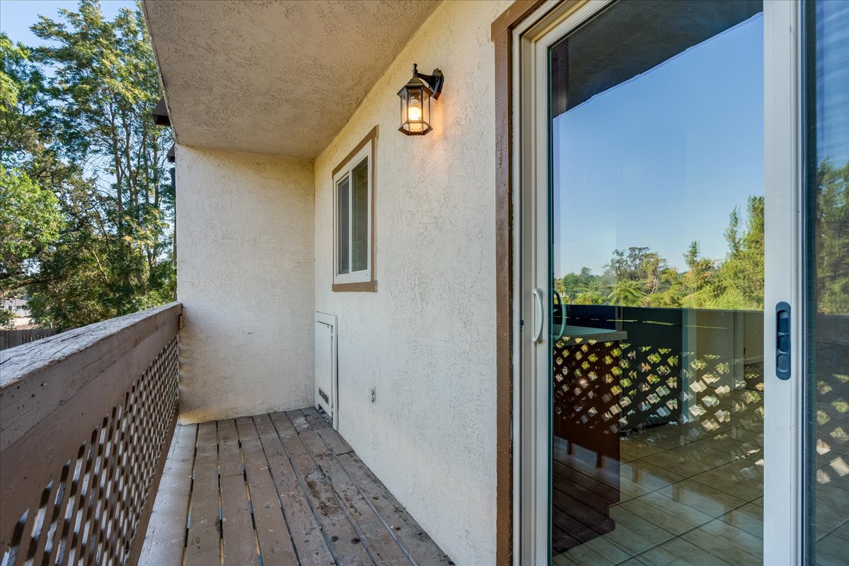 Private balcony